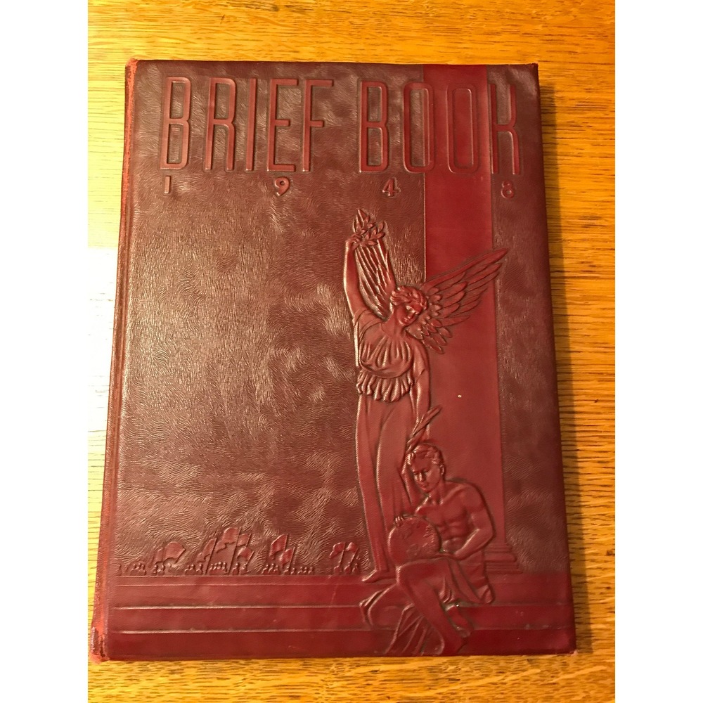 Brief Book 1948 Atlanta Law School Fifty-Eighth Session Yearbook Embossed Vinyl